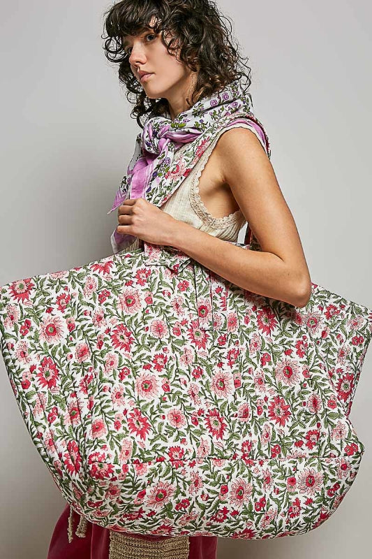 POL Boho Wander Quilted Tote